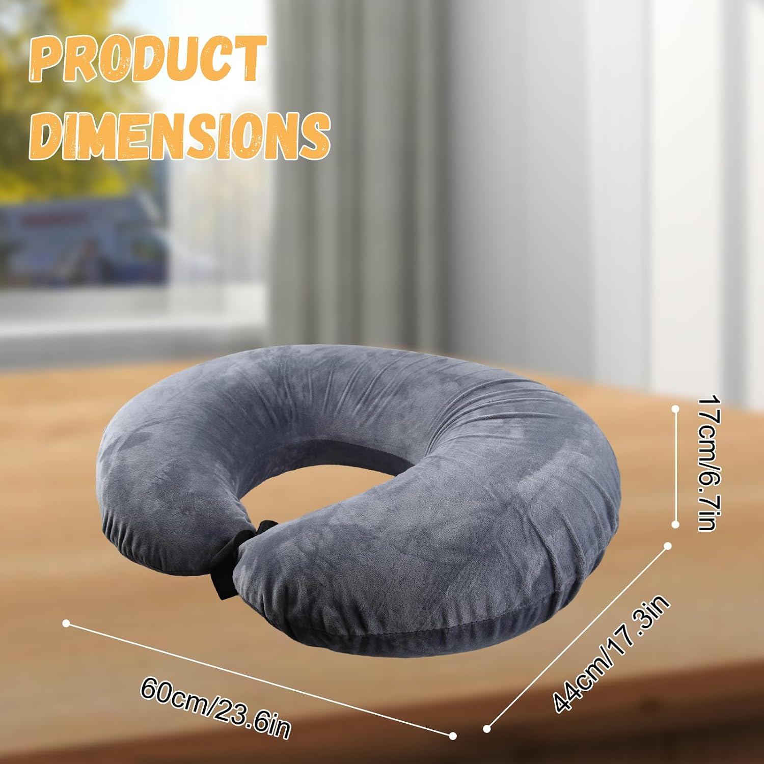 Gawgivdi Reading Pillow for Gaming, Crochet Pillow for Lap Support, Lap Desk Pillow for Sitting in Bed or Sofa, Multi-Purpose Readin…