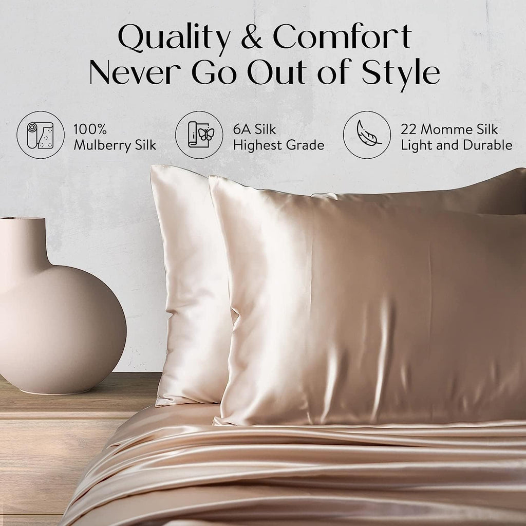 ColoradoHomeCo Silk Pillowcase for Hair and Skin, Special Edition Patterned Silk Pillowcase, 100% Mulberry Silk Pillowcase, Silk Pillow Cas…