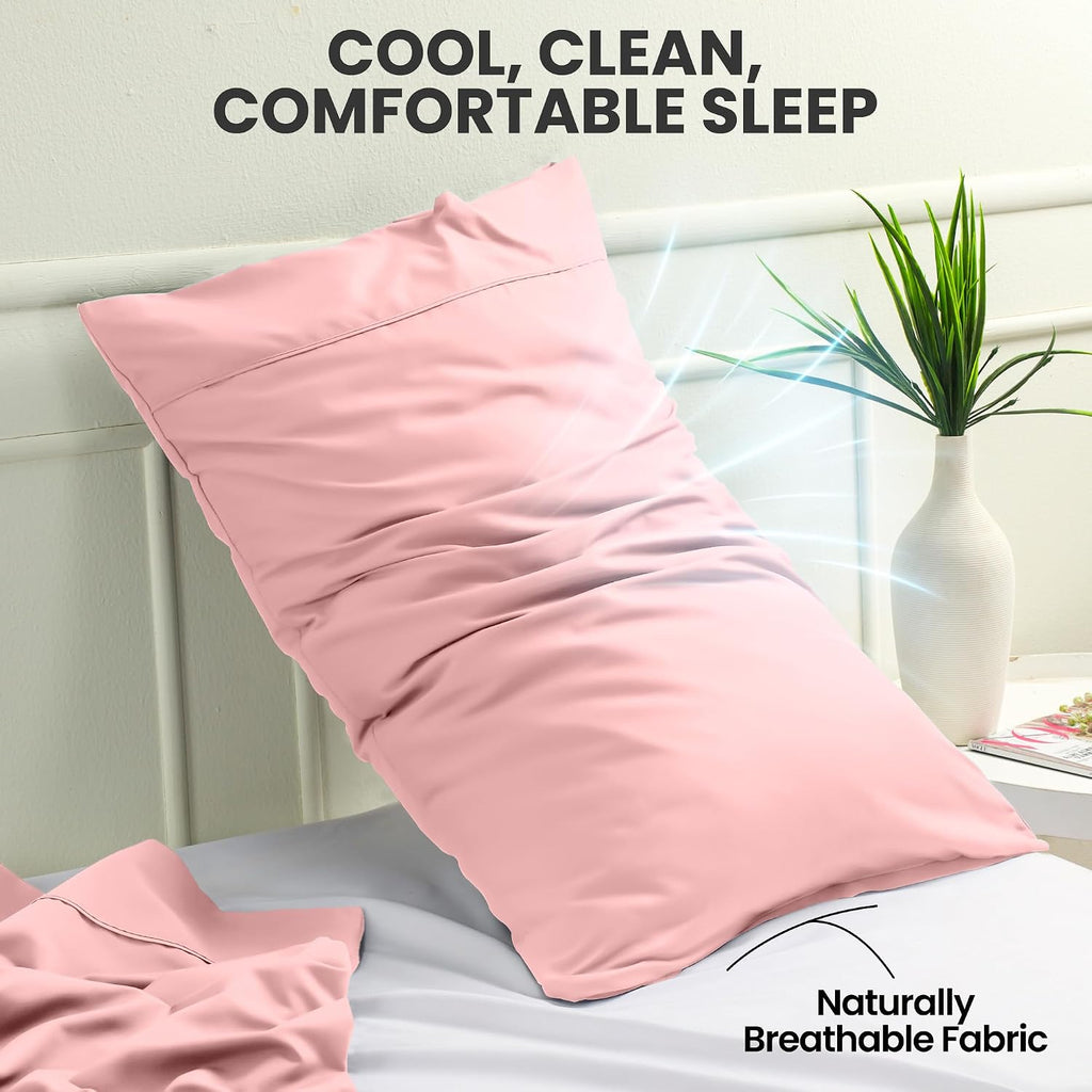 Utopiabedding Utopia Bedding Pillow Cases King Size 2-Pack – Soft Brushed Microfiber – Envelope Closure – Perfect for Hospitals, Hotels, Gu…