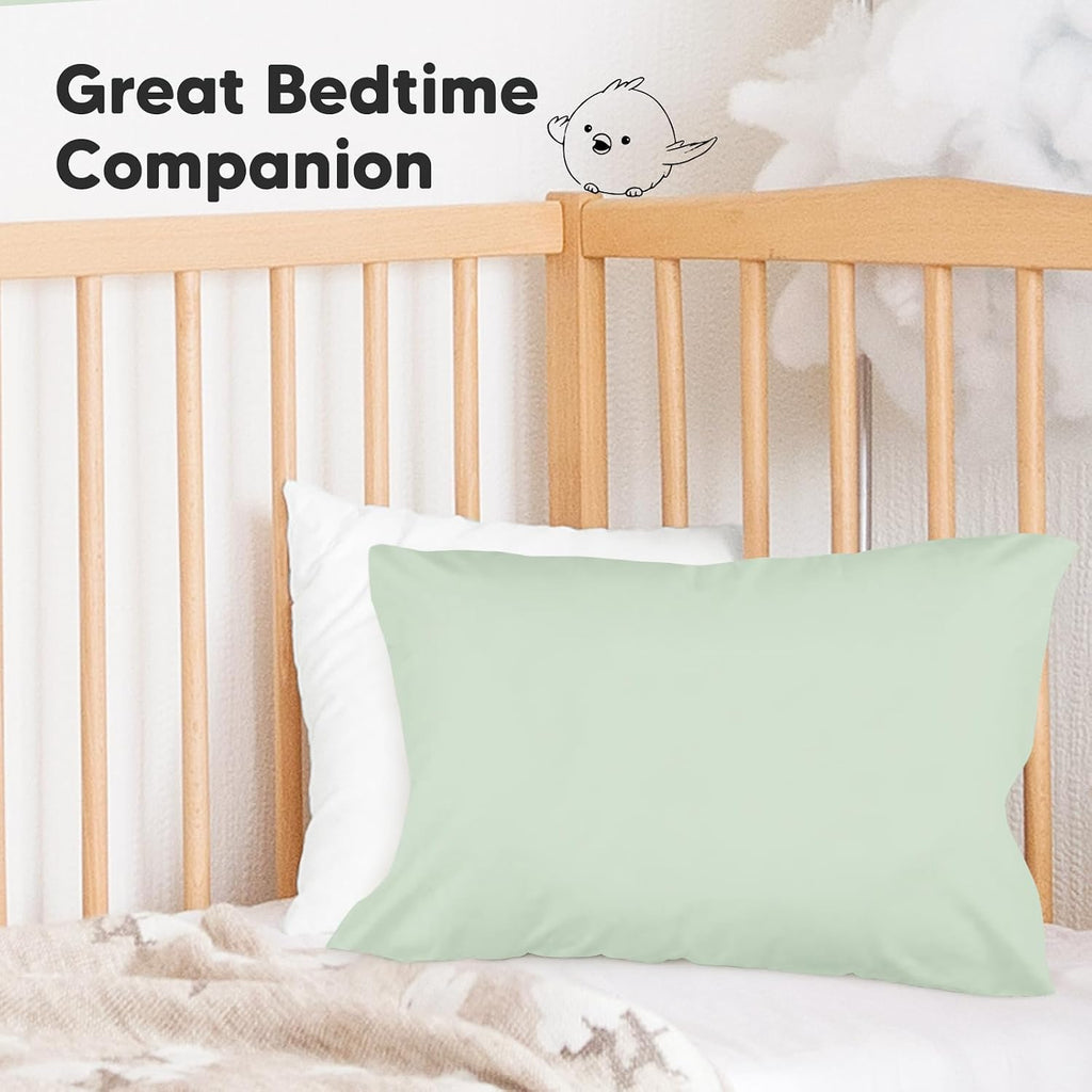 KeaBabies Toddler Pillowcase 13"x18" - Organic Cotton Toddler Pillowcase for Kids, Boys, Girls, Soft & Durable Cotton Cover for Miniature…