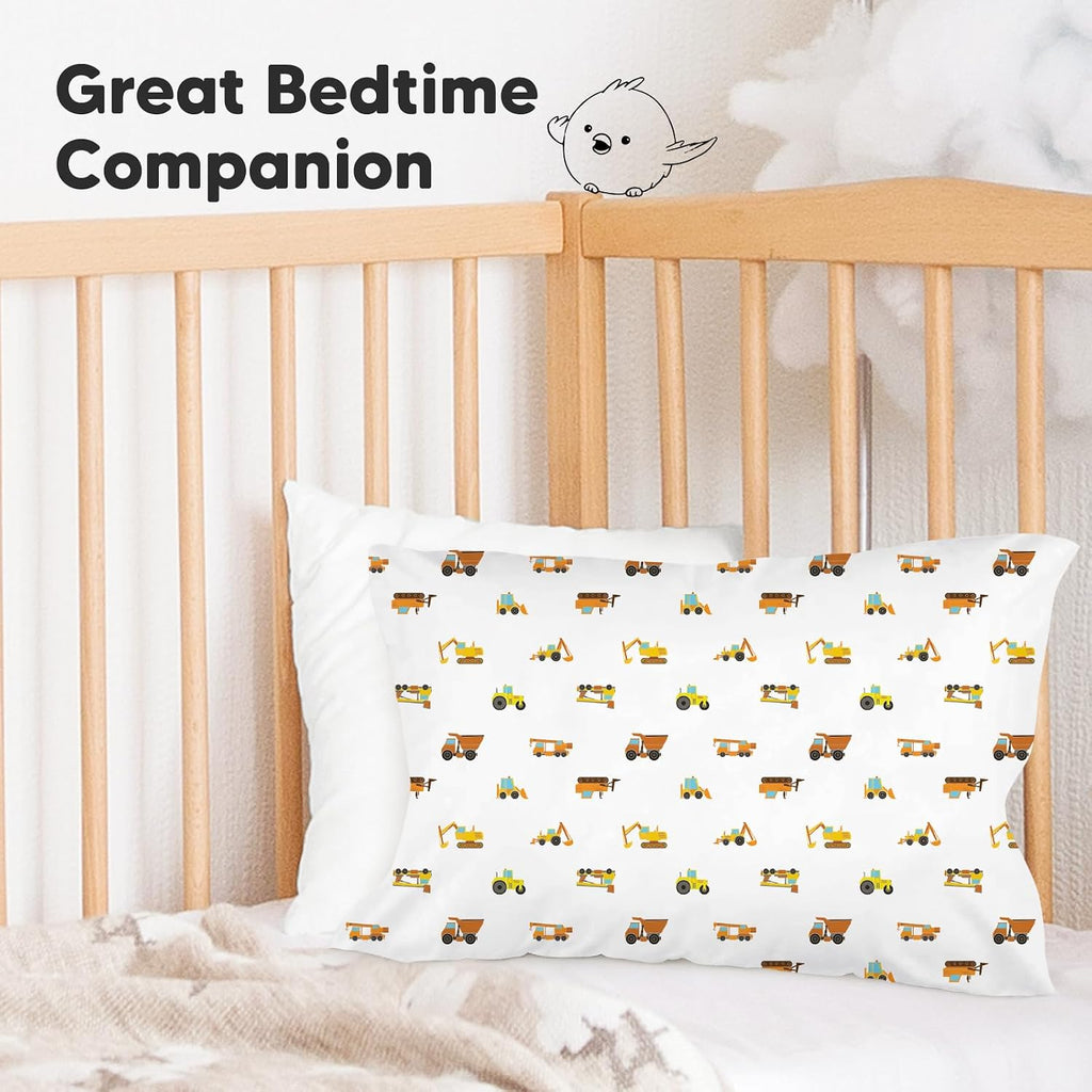 KeaBabies Toddler Pillowcase 13"x18" - Organic Cotton Toddler Pillowcase for Kids, Boys, Girls, Soft & Durable Cotton Cover for Miniature…