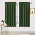 DWCN Blackout Curtains for Living Room Thermal Insulated, Energy Saving & Noise Reducing Bedroom Curtains, Olive Green, W 70x L 63 Inch…