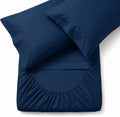 Perupima Peru Pima 415 Thread Count Percal King Sheet Set - 100% Peruvian Pima Cotton, 4 Piece (Flat, Fitted, 2 Pillowcases) - Cooling, Cri…