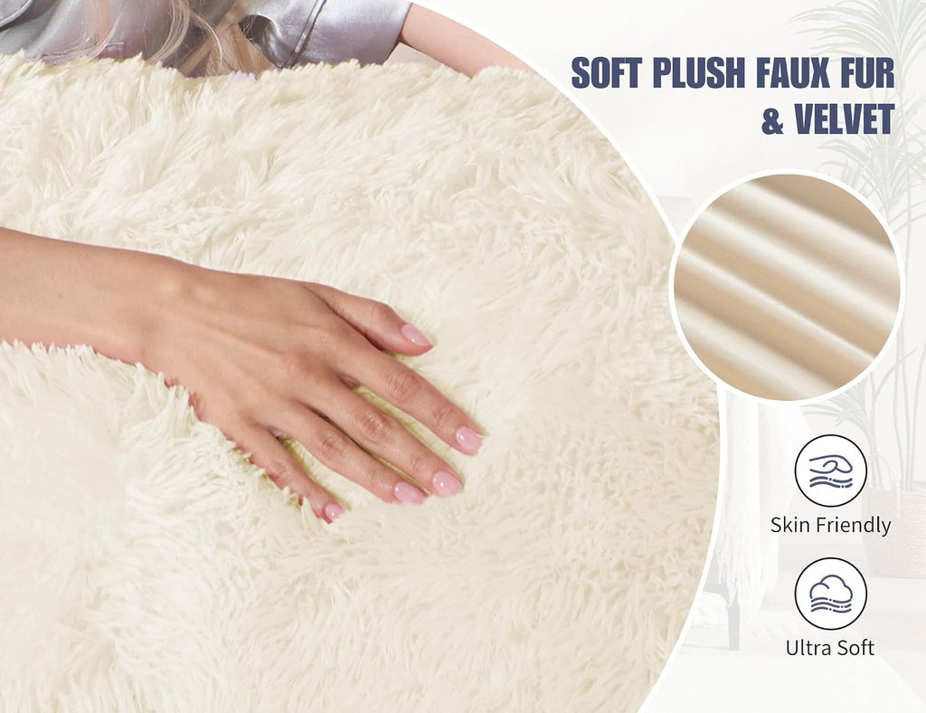 WSOFRLAC Bed Memory Foam Pillows with Removable Covers for Queen Bed 20x54 Soft Nursing Couch Pillows with Long Pillow Case for Beige…