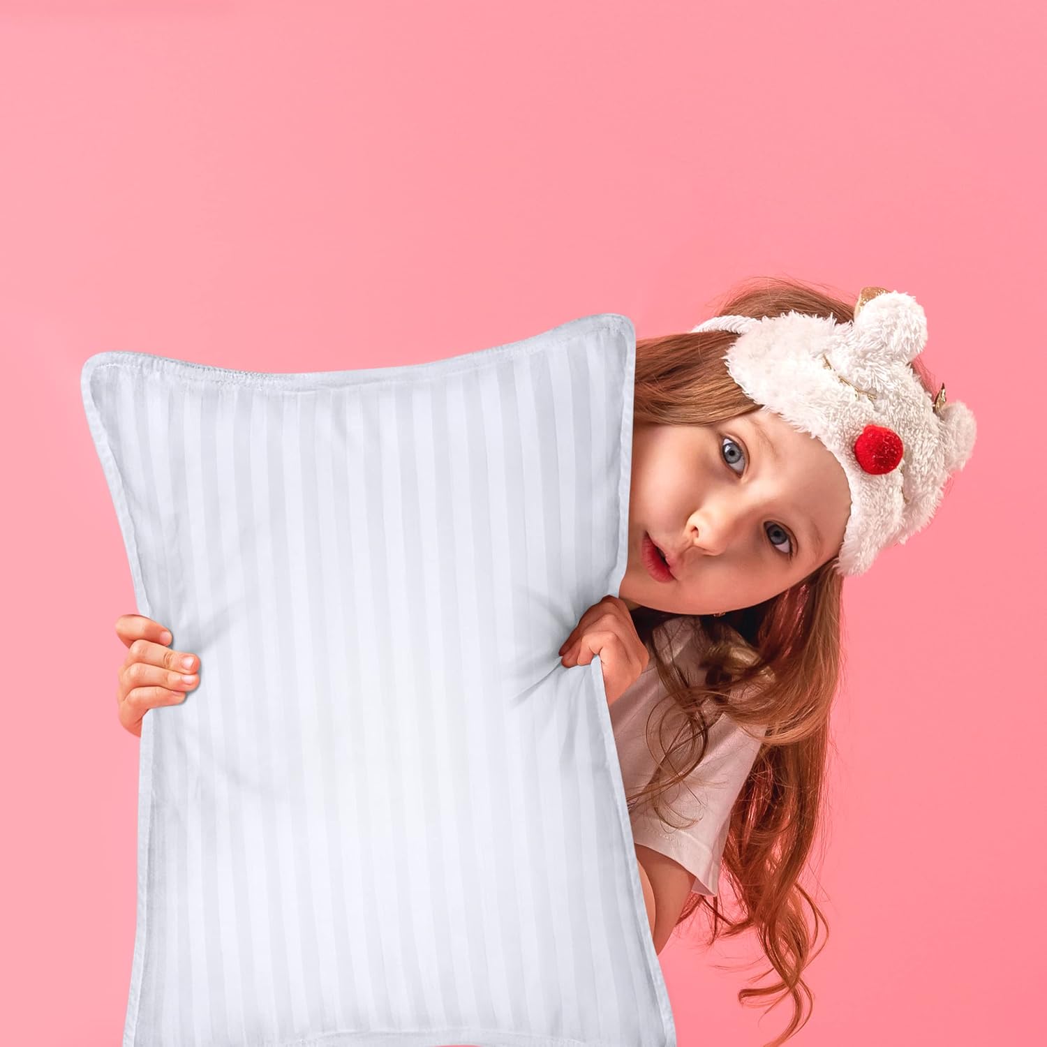 Utopiabedding Utopia Bedding Youth Pillow (White, 2 Pack), 16x22 Kids Pillow for Sleeping, Soft and Breathable Cotton Blend Shell, Polyeste…