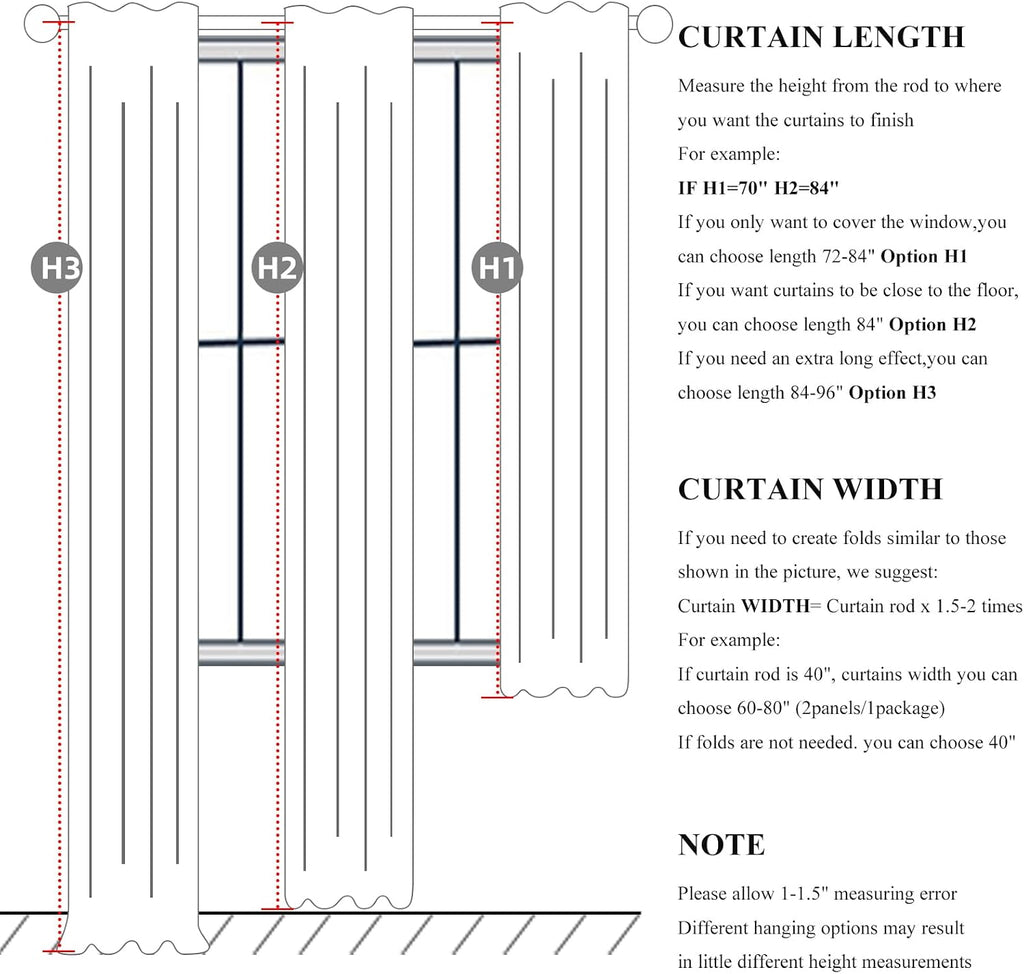 Qjmydeco Flax Linen Curtains for Living Room 2 Panels Set, 8-3/4 ft Long Thick Burlap Look Decorative Blackout Curtains 105 inch Sound Drap…