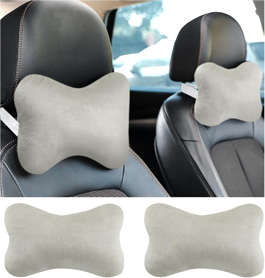 2PCS Car Headrest Pillow, Soft & Comfortable Car Neck Pillow for Driving Fatigue Relieve, All-Season Universal Cars Head Rest Pillows…