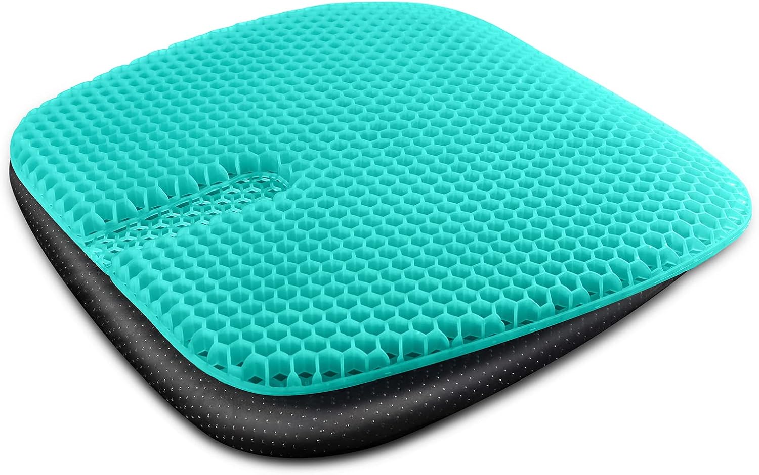 masteymoh Gel Seat Cushion for Long Sitting, Gel Cushions for Pressure Sores Relief, 18.5x17.3x1.2 Inches Cooling Gel Car Seat Cushion…