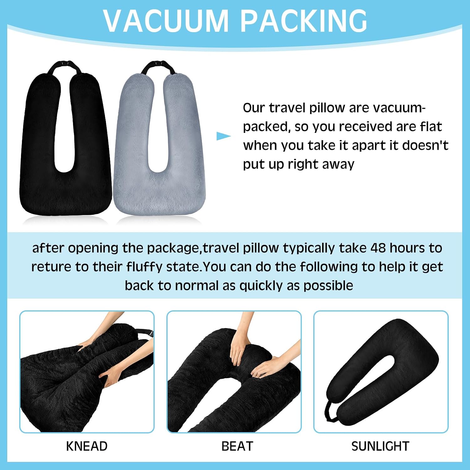 home Barydat 2 Pcs Car Travel Pillow for the Back Seat 28 x 18 in Sleeping Reading Pillows for Distance Travel Car Cushion for Kids Adults…