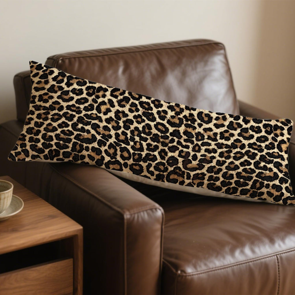 Leopard Print 20x54 Body Pillow Cover, Cheetah Print Room Decor, Trendy Girly Room Decor, Wildlife Animal Skin Theme Cheetah Decorative…