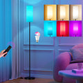Ambimall 64'' Floor Lamps for Living Room with Remote Control and RGB + Stepless Dimmable Colors Temperature & Brightness, 9W Smart Bulb In…