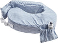 My Brest Friend Inflatable Travel Nursing Pillow for Breastfeeding, Bottlefeeding & Posture Support with Slipcover, Horizon