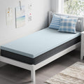 OhGeni 2 Inch Twin XL Memory Foam Mattress Topper Pad with Cover, Soft Bed Cover with Anti-Slip Base, Enhanced with Cooling Gel, Removable &…