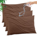 Gogreen Bamboo Rayon Waterproof Pillow Protector, Breathable Pillow Cover, Cooling Pillow Case Protector with Zipper, Super Soft Pillow Cas…