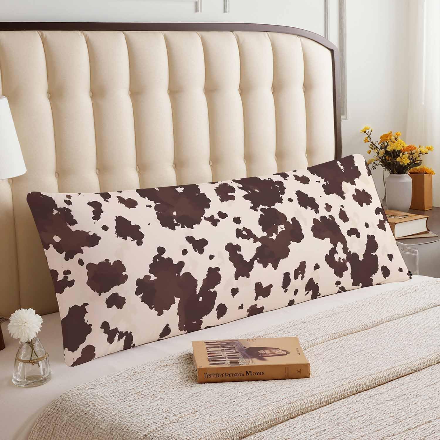 Body Pillowcases with Zipper Cowhide, Cow Or Horse Print Cozy Body Pillow Covers Cushion Cover 20 X 54 Inches Outdoor Body Pillow…