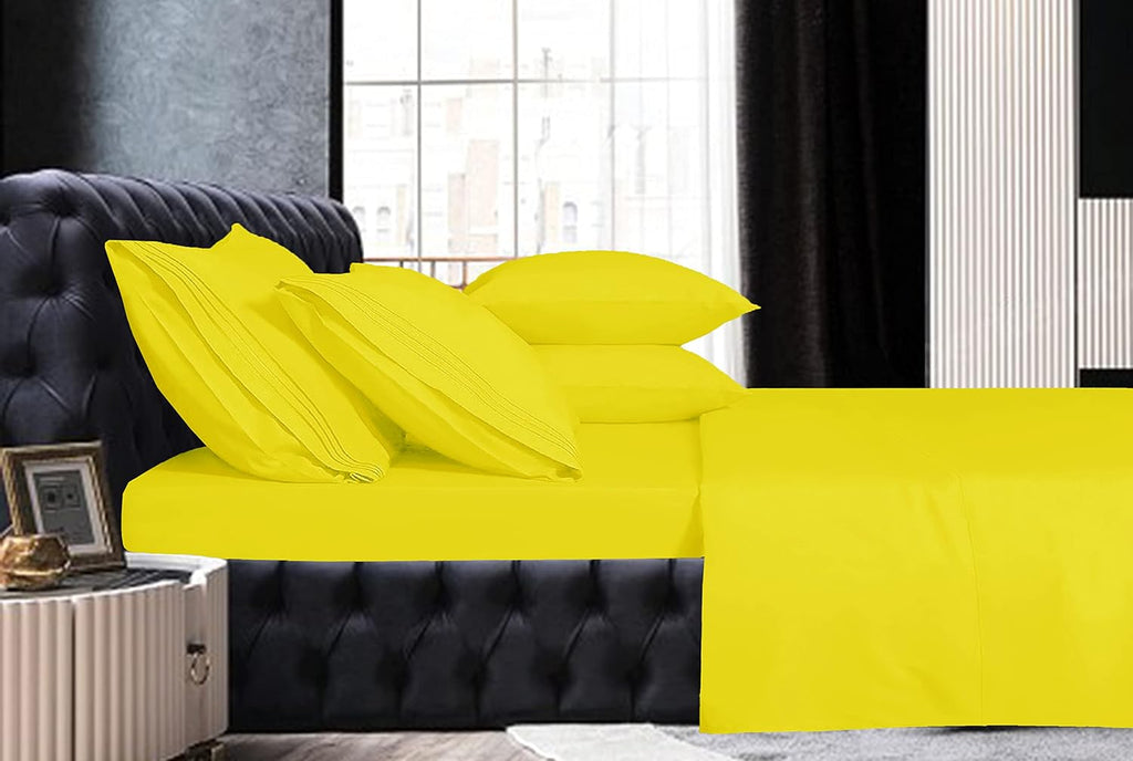 MocassiLuxuryBedding Mocassi King Sheet Set - Luxury Hotel 1800 Premier Bedding Sheets & Pillowcases - Ultra Soft Breathable & Cooling Bed…