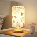 Fenmzee Butterfly Table Lamp for Bedroom - Inline Control, Small Bedside Lamp with 3000K A15 LED Blub, Easy Assembly (Butterfly Cream…