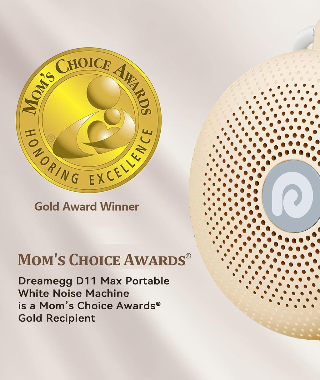 Dreamegg White Noise Machine - Portable Sound Machine for Baby Adult, Features Powerful Battery, 21 Soothing Sound, Noise Canceling for Off…