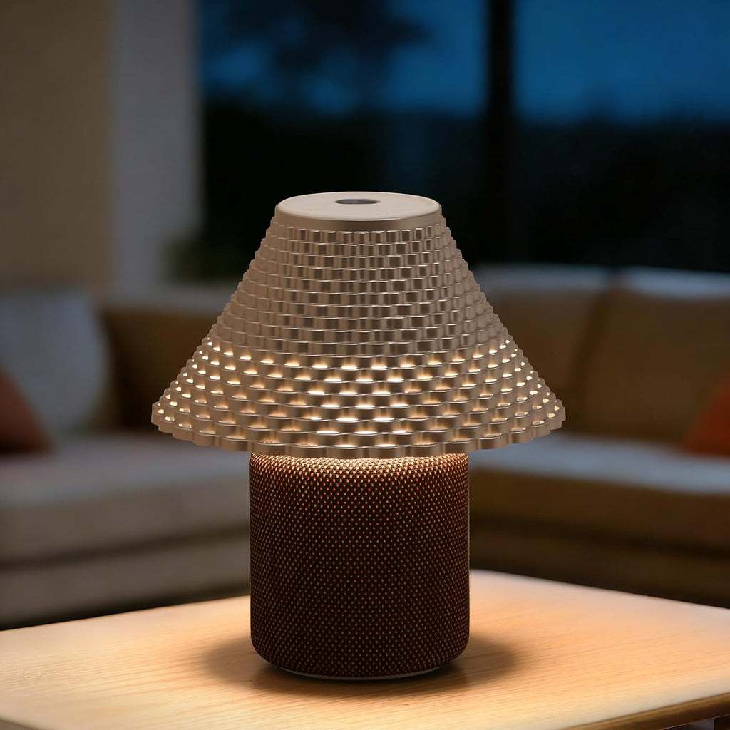 Bedside Table Lamp with White Noise Machine - 10 Soothing Sounds, Gesture Control Sensor & Dimmable Night Light - 30/60/90 Min Auto-Off…