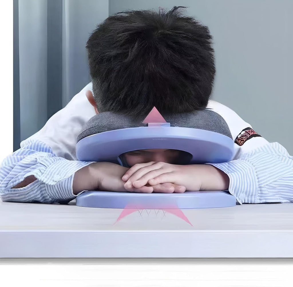Foldable Portable Desk Pillow for Napping, Adjustable Office and School Face Down Pillow for Sleeping, Memory Cotton Travel Head Support…