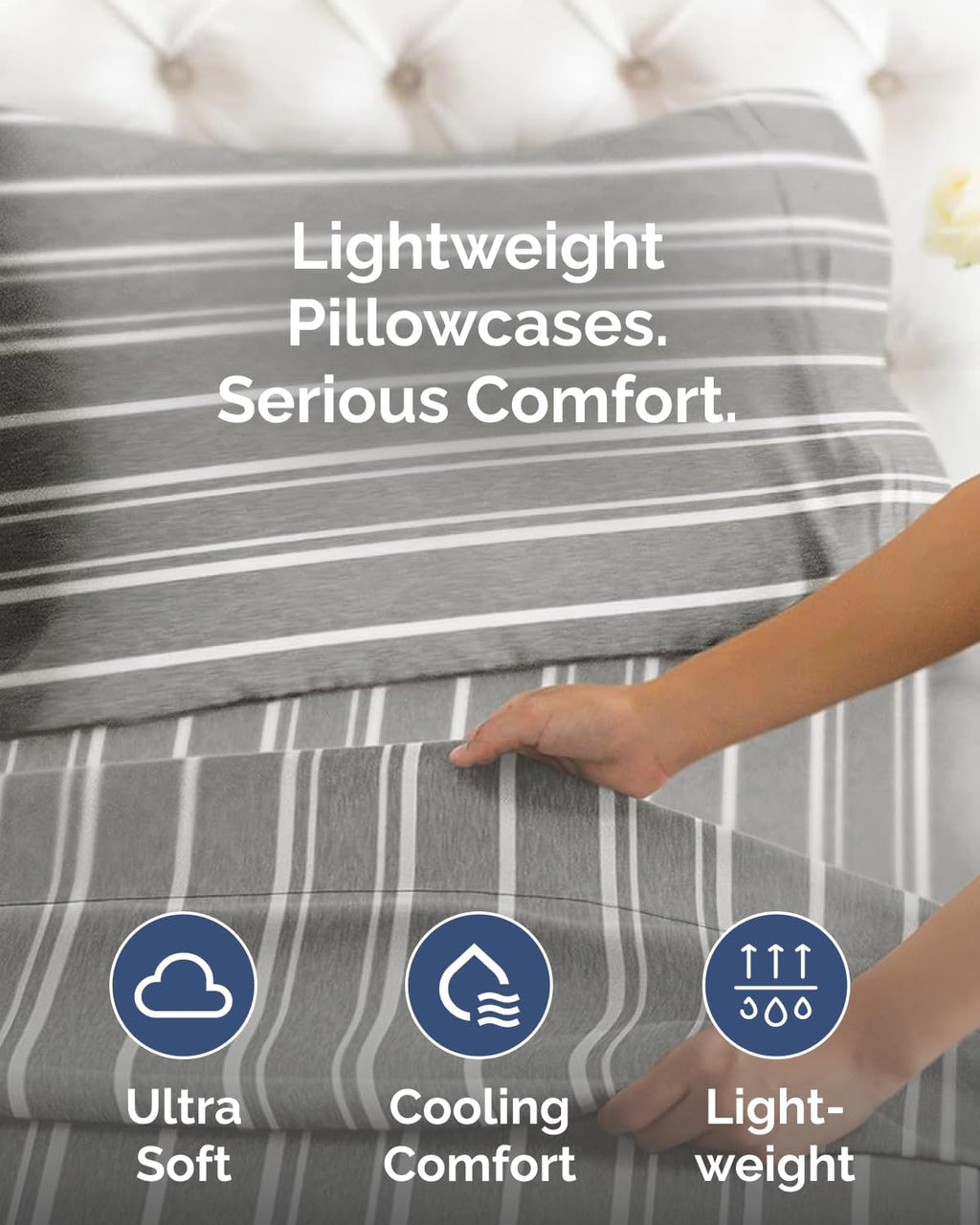 King Standard Pillow Cases Set of 6 - Ultra Soft Hotel Quality Pillowcase Covers - Comfy & Wrinkle Free - Shrink & Fade Resistant…