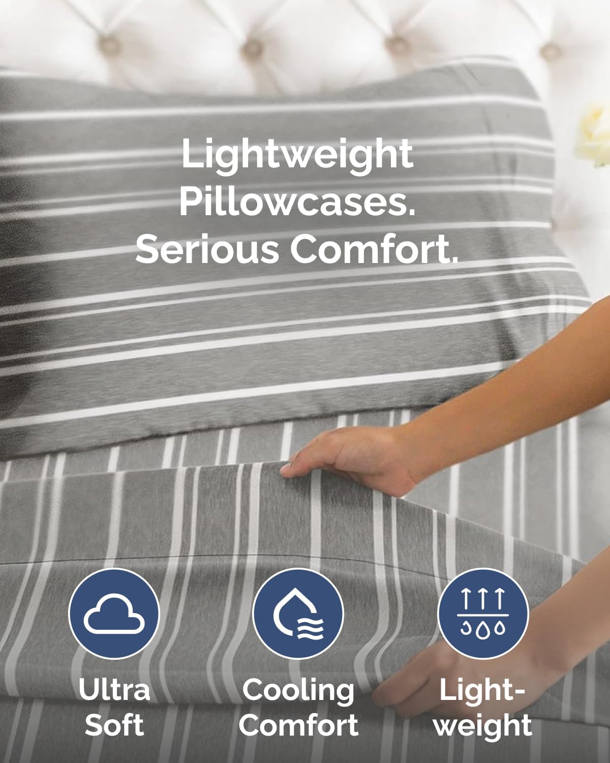 King Standard Pillow Cases Set of 6 - Ultra Soft Hotel Quality Pillowcase Covers - Comfy & Wrinkle Free - Shrink & Fade Resistant…