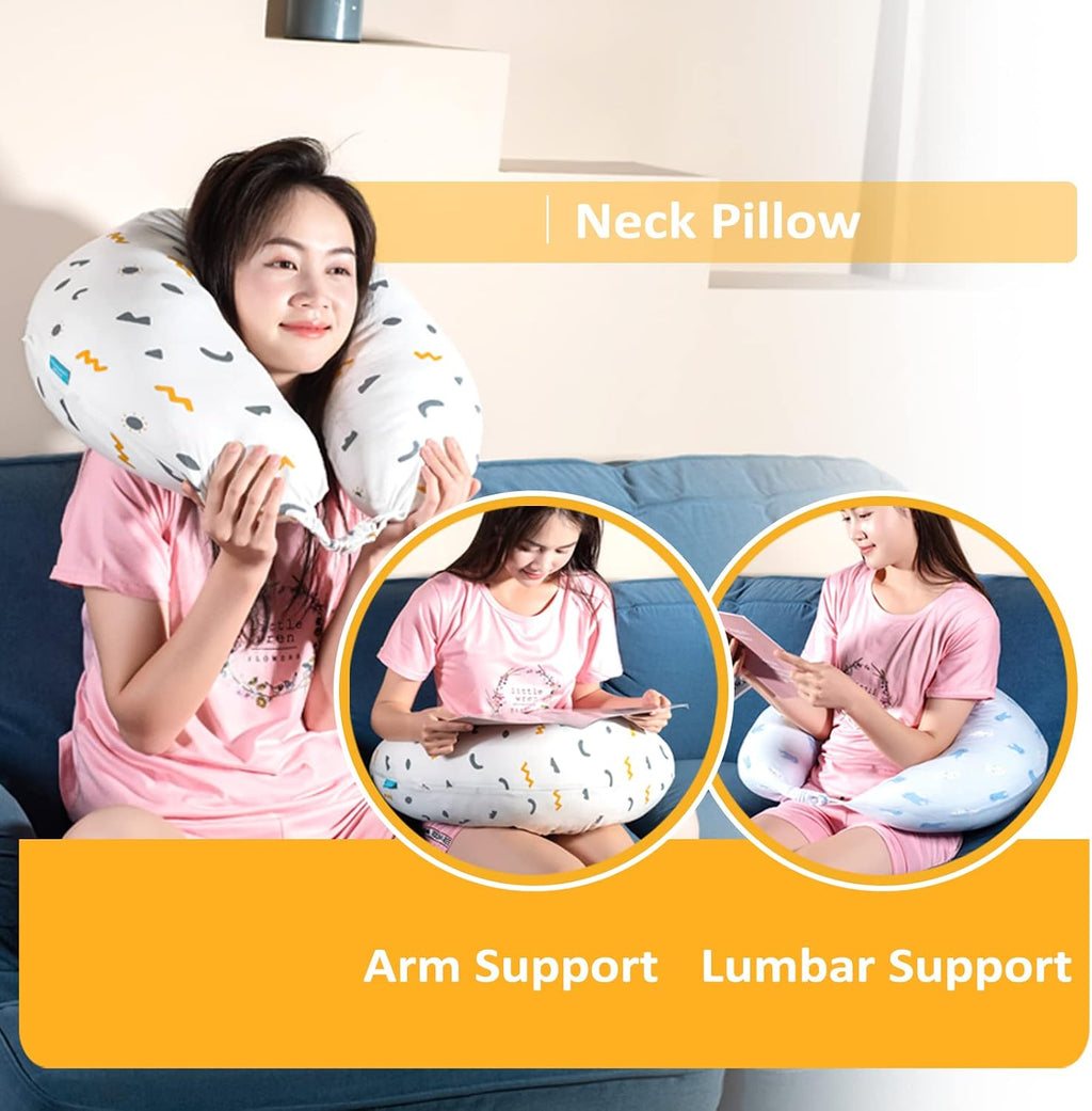 BYRIVER Firm C Shaped Pregnancy Pillows for Sleeping, Belly Hip Leg Knee Support Side Sleeper Body Pillow, Cuddle Snuggle Maternity…
