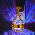Briignite RGB Night Lights Plug into Wall, Color Changing Nightlight with Dusk to Dawn Sensor, 330° Rotating Night Light with Waterdrop…