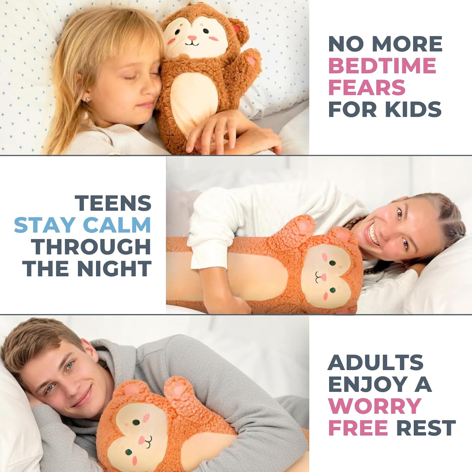 CuddlePaws Cuddle Paws Monkey Plush Body Pillow for Kids | Long Stuffed Animal Cuddle Pillow | Soft Hugging Toy | Plushie Gift for Girls &…