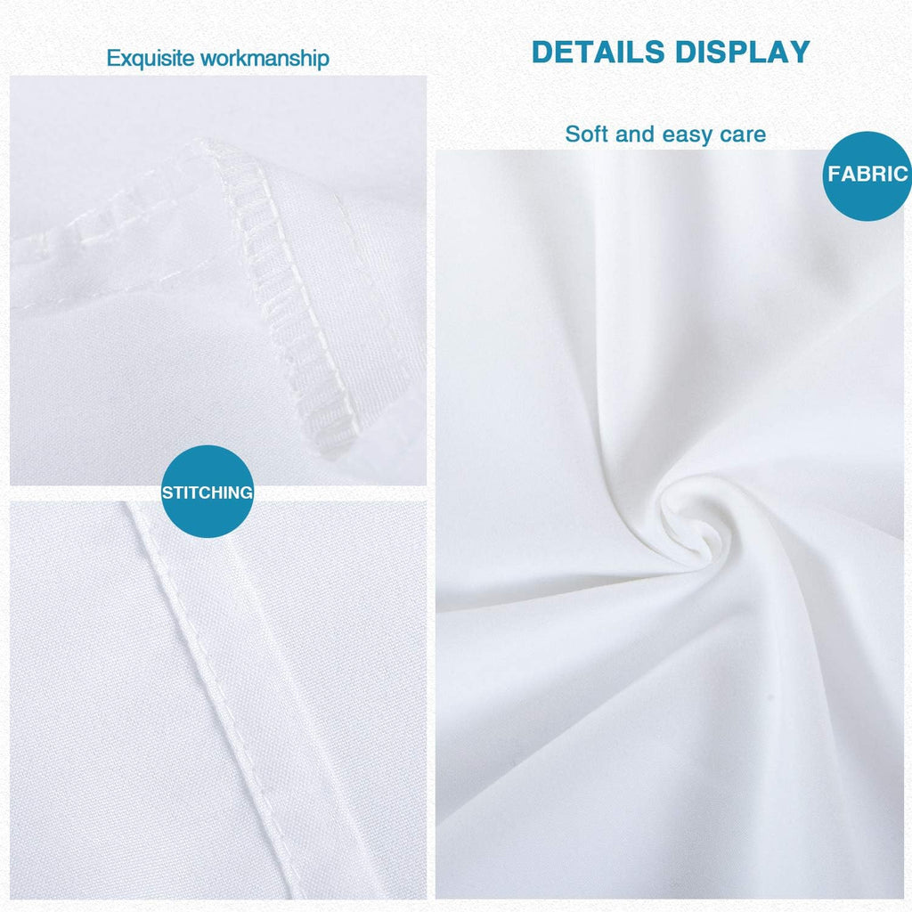 FLXXIE Pillow Cases Standard Size, Soft Microfiber Pillow Covers with Envelope Closure, Wrinkle, Stain Resistant Pillowcases, 2 Piece…