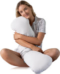SleepCloud Weighted Body Pillow 6.5lbs - Weighted Pillow for Deeper Sleep (41” x 10”) - Cooling Body Pillows for Adults, Full Body Pillow…