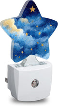 Night Sky Plug in Star Night Light, Night Light with Sensor for Kids Nursery Bedroom, Decorative Soft Glow Lamp for Hallway Bathroom…
