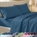 CaliforniaDesignDen California Design Den Soft Queen Size 100% Cotton Sheet Sets, 400 TC Good Housekeeping Award Winner, Silky Sateen Weave…