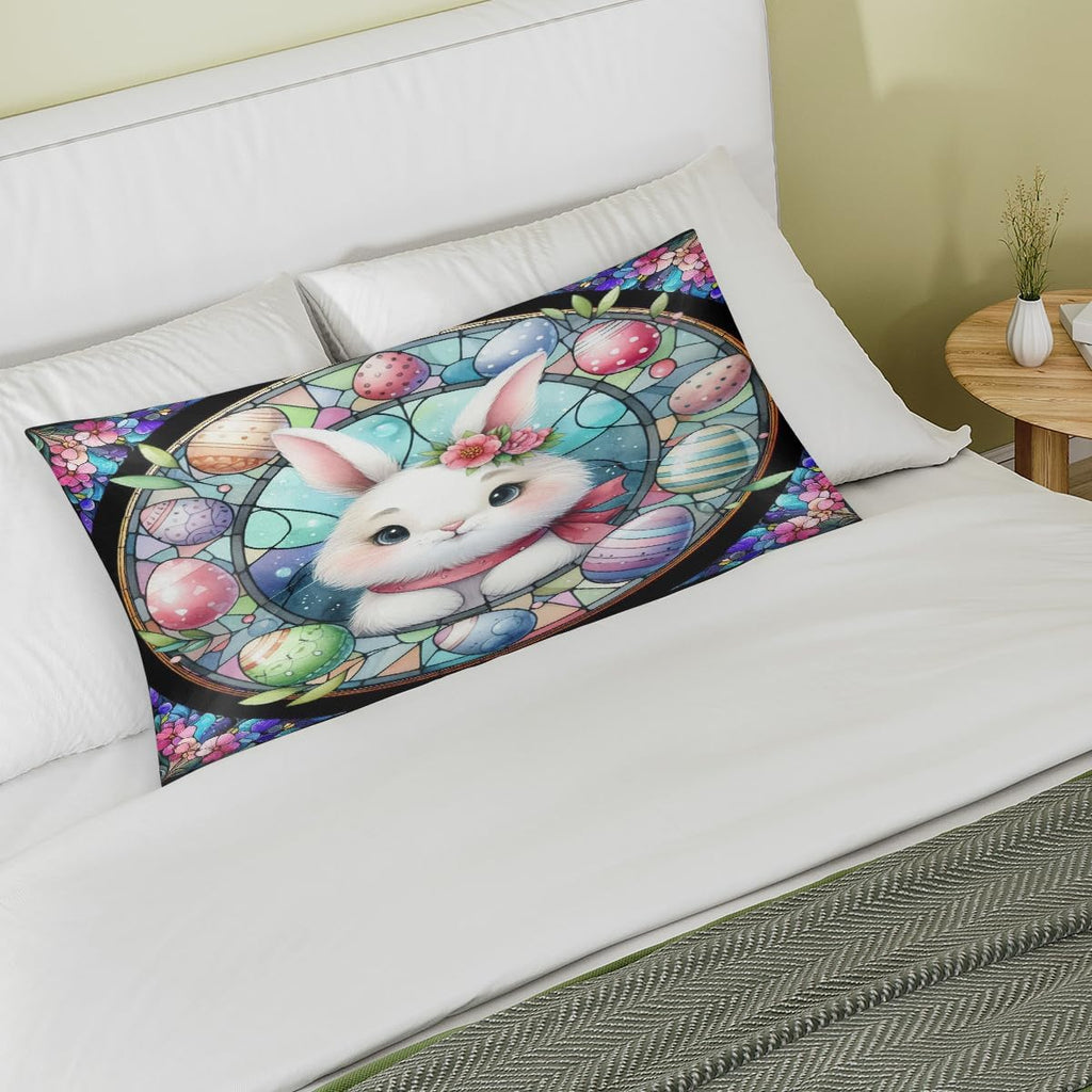 Easter65 Satin Silk Pillowcase for Hair and Skin Pillow Cases Standard Size Soft Silk Pillow Case with Envelope Closure Print Satin…
