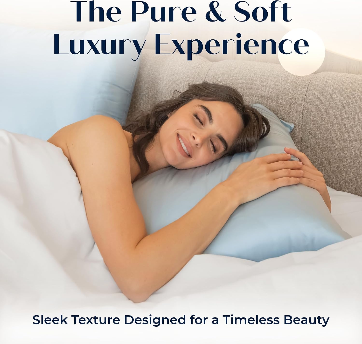 Mulberry Silk Pillowcase – Pure Silk Pillow Cover for Healthier Hair & Smoother Skin – Soft, Breathable and Temperature-Regulating…