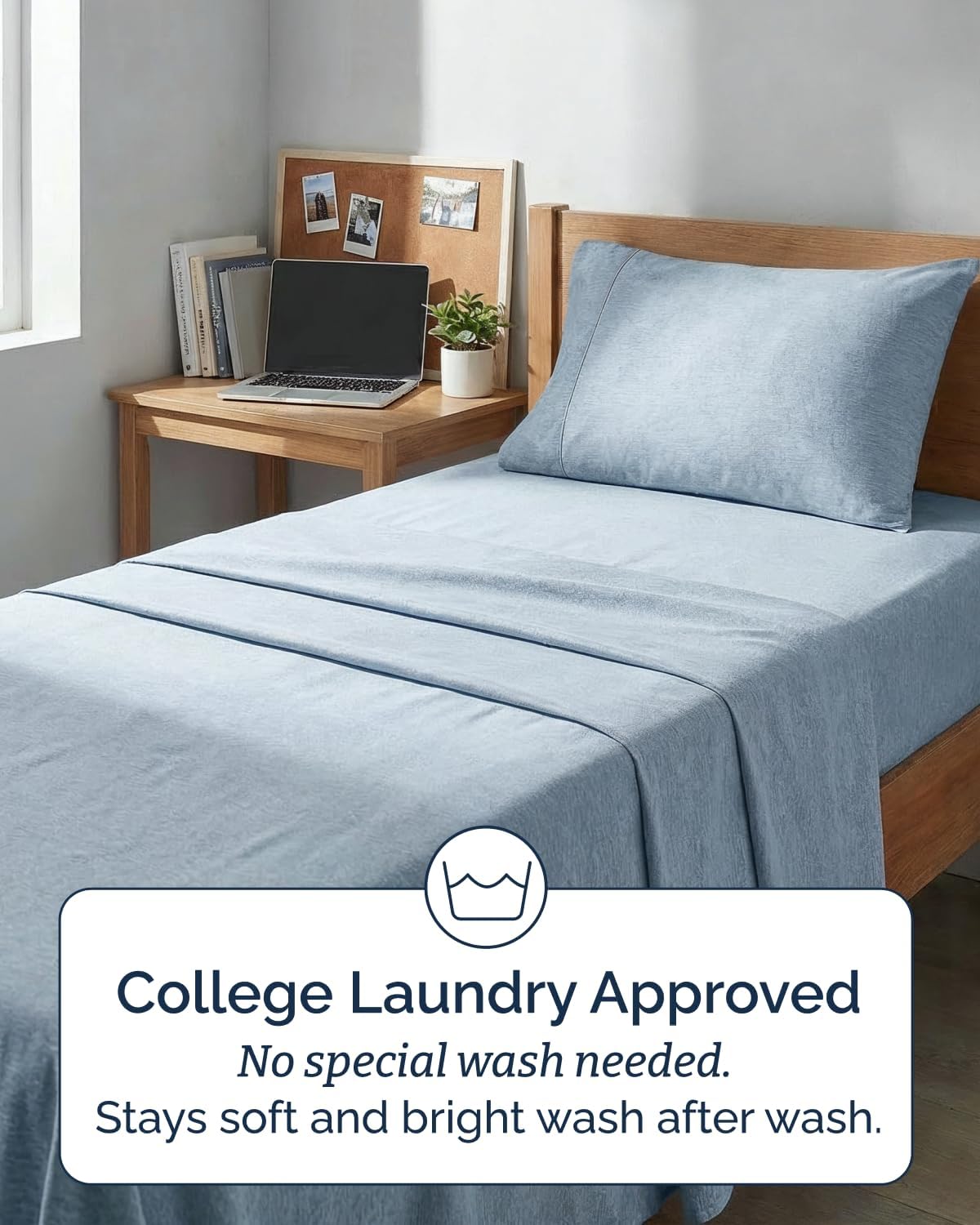 Twin XL 4 Piece Sheet Set - Comfy, Breathable & Cooling - Soft Hotel Luxury Bedding for Women, Men, Kids, Teens & Children - 1 Flat & 1…