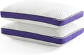 Bpc Shredded Memory Foam Pillows Queen Size, Cooling Bed Pillows for Sleeping, Adjustable Firm Soft Support for Side Back Stomach Sleepers,…