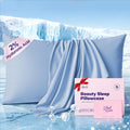 Instant Chill Cooling Pillowcase for Hot Sleepers, 2% HA Infused Pillowcase Hydrates Skin & Hair, Reduces Wrinkles & Frizz, Softer Than…