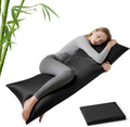 MR&HM Cooling Body Pillow Case 20"x54", Body Pillow Cover for Hot Sleepers, Breathable & Moisture Wicking, Silky Soft Envelope Long Pi…