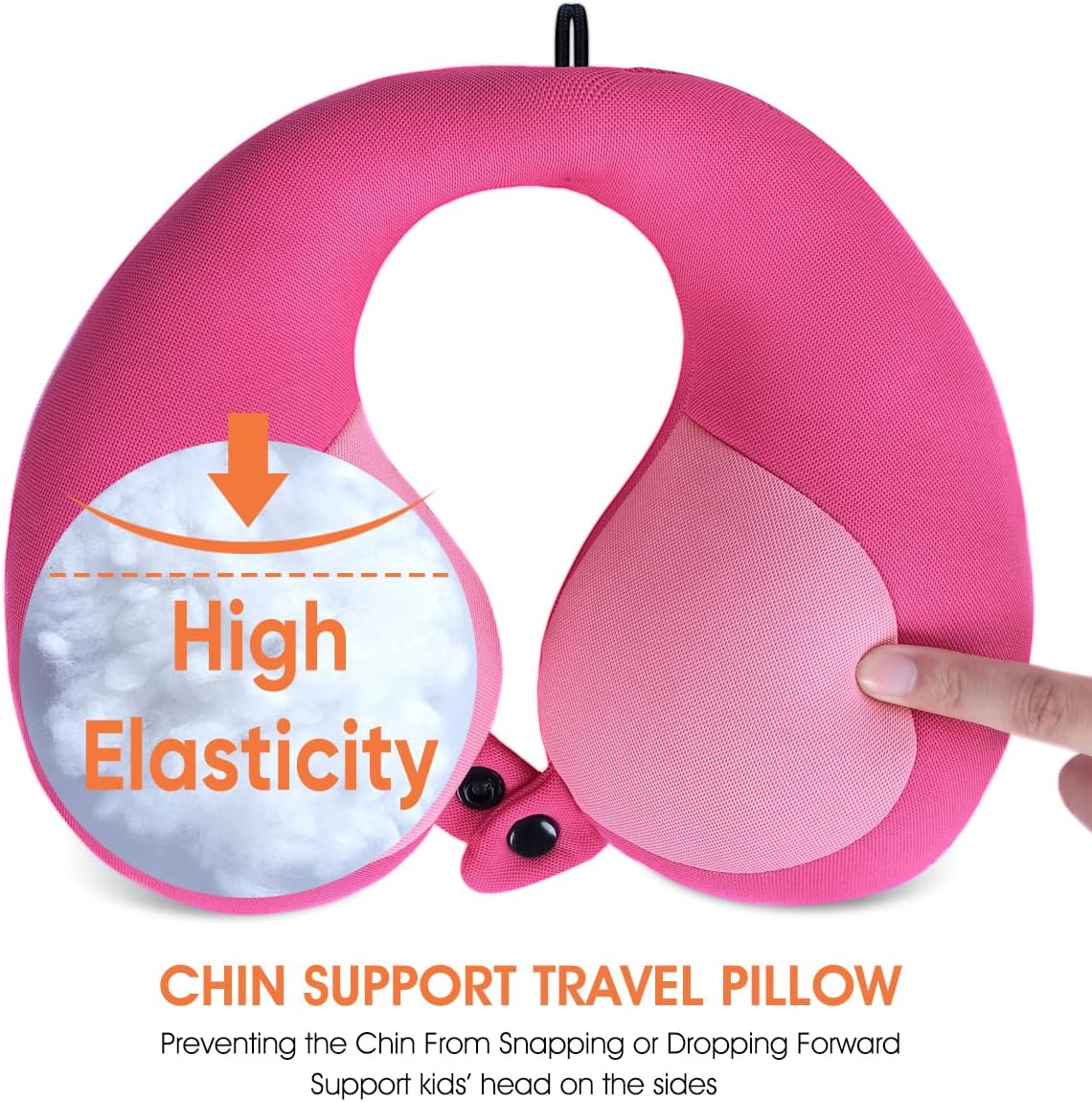 Infanzia Kids Chin Supporting Travel Neck Pillow, Helps Support Head and Neck, Comfortably Designed for Head, Neck, and Chin Support - Gift…
