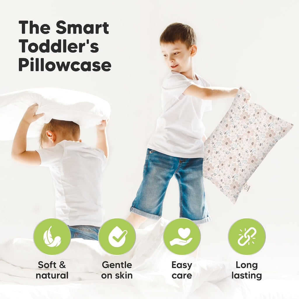 KeaBabies 13 x18 Toddler Pillowcase, Waterproof - Soft Waterproof Toddler Pillow Protector Cover for Kids, Boys, Girls, Durable Machine…
