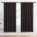 NICETOWN Blackout Curtain Panels 72 inches - Energy Saving Thermal Insulated Solid Rod Pocket Blackout Curtains for Bedroom (1 Pair, 52…