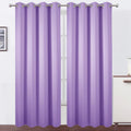 Lemomo Lilac Blackout Curtains 52 x 84 inch/Lavender Curtains Set of 2 Panels/Thermal Insulated Room Darkening Bedroom Curtains 84 inch sil…
