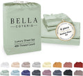 Bella Coterie Luxury Bamboo Viscose 34” Split Top King Size Sheet Set | 1 Fitted Sheet for Sleep Number & Adjustable Beds | 100%…