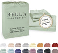 Bella Coterie Luxury Bamboo Viscose King Size Sheet Set | 100% Organically Grown | Ultra Soft | Cooling for Hot Sleepers | 18" Deep…