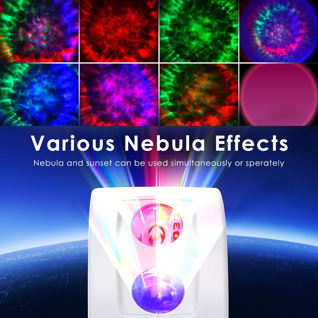 Galaxy Projector for Bedroom, Nebula Galaxy Night Light Projector with Timer and Remote, Gift for Kids Adults for…