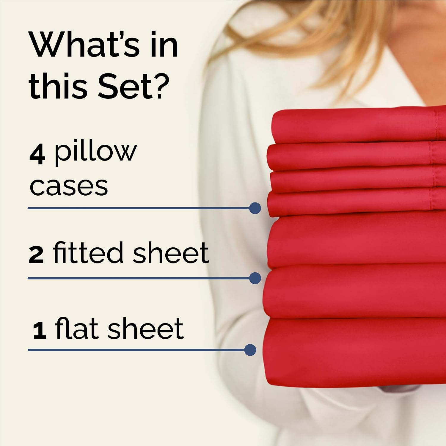 Split King 7 Piece Sheet Set - Comfy, Breathable & Cooling - Hotel Luxury Bedding for Women, Men, Kids, Teens & Children - 1 Flat & 2…
