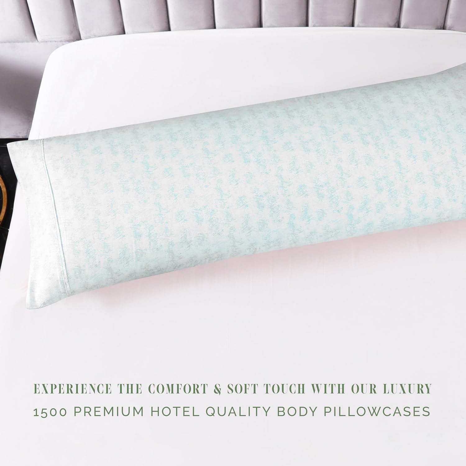 Elegantcomfort Elegant Comfort Ultra Soft 1-Piece Set Sea Waves Print Pillowcases - 1500 Hotel Quality Microfiber, Soft and Smooth Hidden Z…