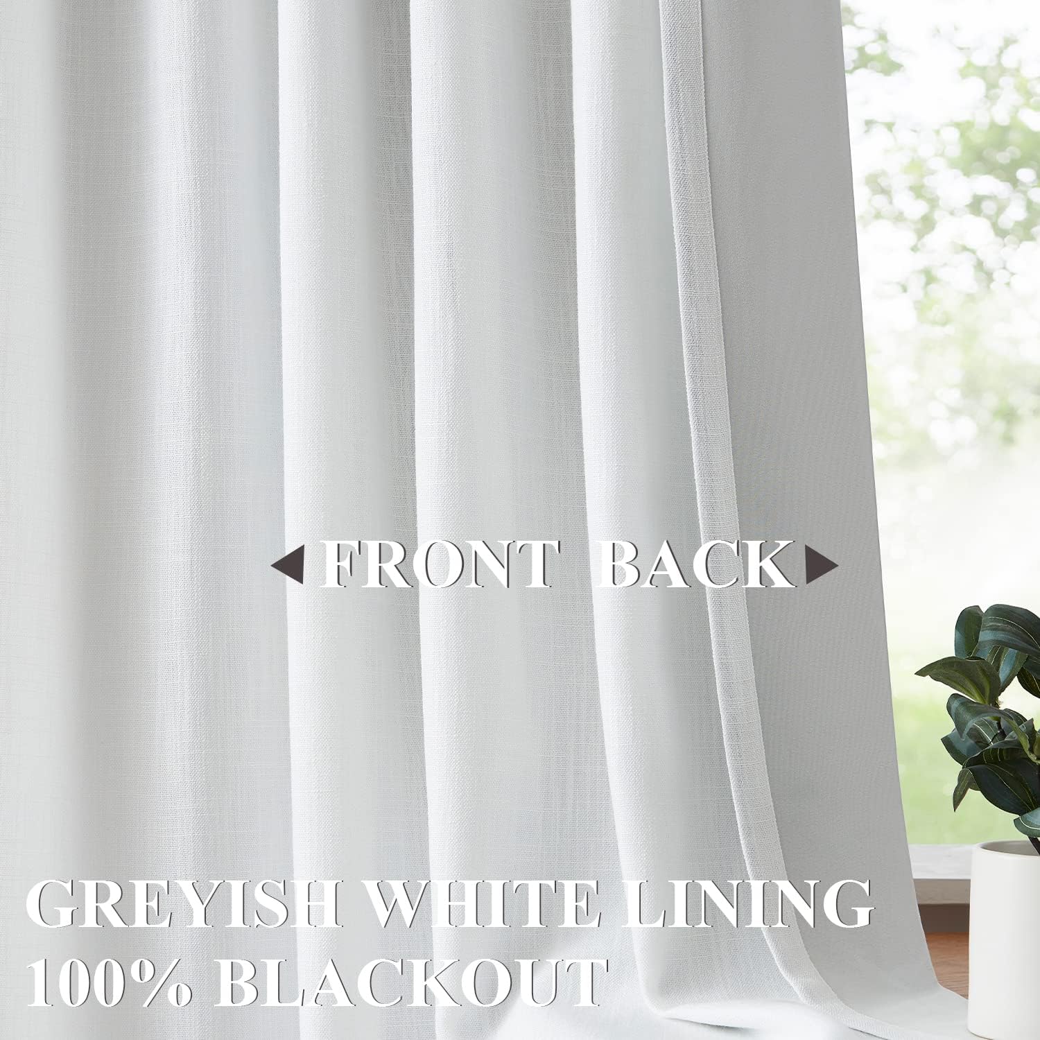 VisionHome Vision Home White Pinch Pleated Full Blackout Curtains 60 inch Wide Thermal Insulated Window Panels 112 inch for Bedroom Living…