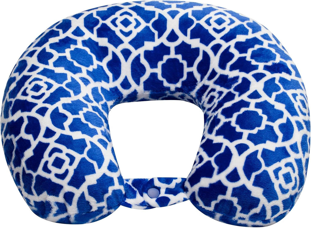 Wolf Essentials Adult Cozy Soft Microfiber Neck Pillow for Travel – Compact, Machine Washable - Perfect for Airplane, Car, or Home Use…